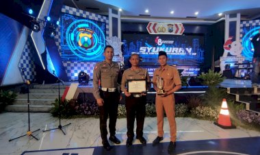 Satlantas-Polres-Blitar-Raih-Juara-1-Lomba-Kampung-Tertib-Lalulintas