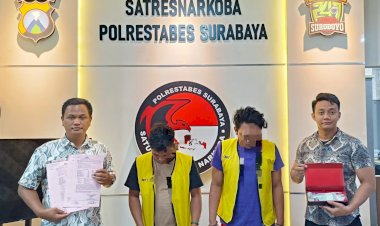 Polrestabes-Surabaya-Amankan-Kakak-Adik-Diduga-Edarkan-Narkoba