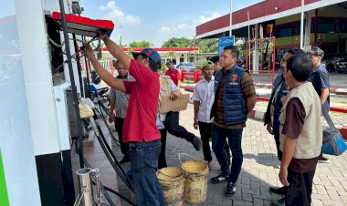 Jelang-Lebaran,-Polresta-Sidoarjo-Cek-Sejumlah-SPBU