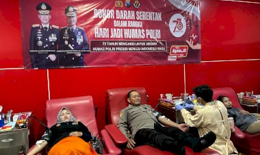 Polresta-Sidoarjo-Adakan-Donor-Darah-Peringati-73-Tahun-Humas-Polri