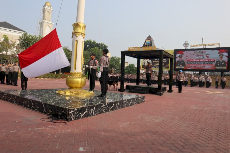 Polresta Sidoarjo Gelar Upacara Sumpah Pemuda Ke-98, Teguhkan Semangat Patriotisme, Kegigihan dan Empati