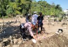 Peduli-Warga-Berduka,-Anggota-Polsek-Krian-Hadir-Takziah