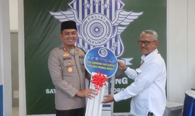 Maksimalkan-Pelayanan-Masyarakat-Pada-Mudik-Lebaran-Kapolres-Probolinggo-Resmikan-Pospol-Gending