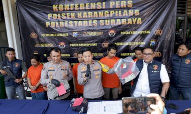 Polisi-Berhasil-Amankan-5-Orang-Komplotan-Pelaku-Curanmor-21-TKP-di-Surabaya