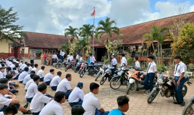 Polres-Tulungagung-Amankan-Puluhan-Motor-Milik-Pelajar-yang-Diduga-Akan-Tawuran