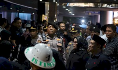 Polres-Mojokerto-Libatkan-Personel-Gabungan,Debat-Pamungkas-Pilkada-2024-Berjalan-Aman