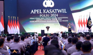 Apel-Kasatwil-Polri-Dihadiri-Presiden-Prabowo,-Kapolri:-Suatu-Kehormatan