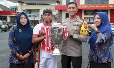Peduli-dan-Support-Atlet-Persaid,-Kapolres-Jember-Dinobatkan-Sebagai-Bapak-Asuh-Disabilitas
