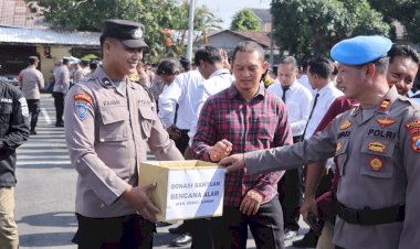 Polres-Kediri-Galang-Donasi-Dari-Anggota-Untuk-Korban-Bencana-Aceh-Sumatera