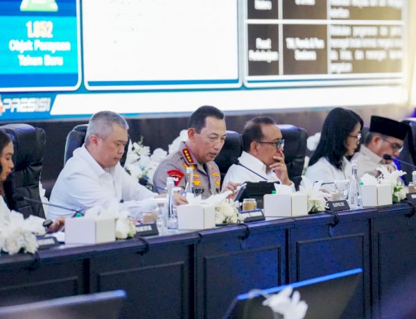 Kapolri Hadiri Rakor Lintas Sektoral, Sinergisitas Stakeholder Kunci Pelayanan Nataru