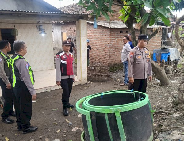 Polsek Balongbendo Datangi Lokasi Sabung Ayam di Desa Kemangsen
