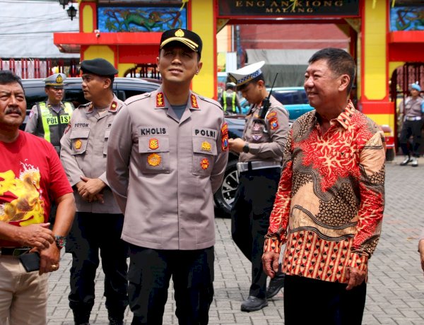 Polresta Malang Kota Pertebal Pengamanan Imlek Personel Disiagakan di Klenteng hingga Pusat Perbelanjaan