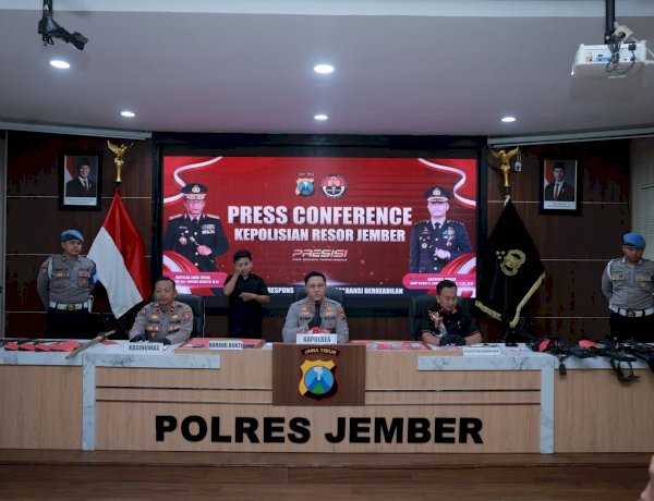 Polres Jember Amankan 18 Tersangka Narkoba Sepanjang Bulan Maret 2026