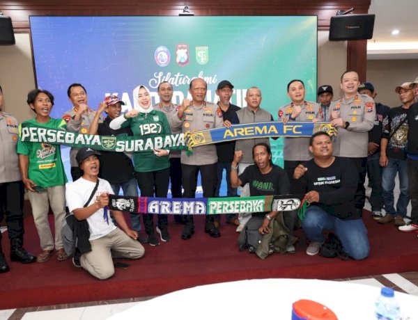 Kapolda Jatim Satukan Aremania - Bonek, Sepakat Tak Ada Rivalitas di Luar Lapangan