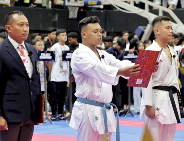 Hari Bhayangkara ke - 80, Polda Jatim Buka Kejuaraan Karate Kapolda Cup 2026 Momentum Lahirkan Atlet Berprestasi