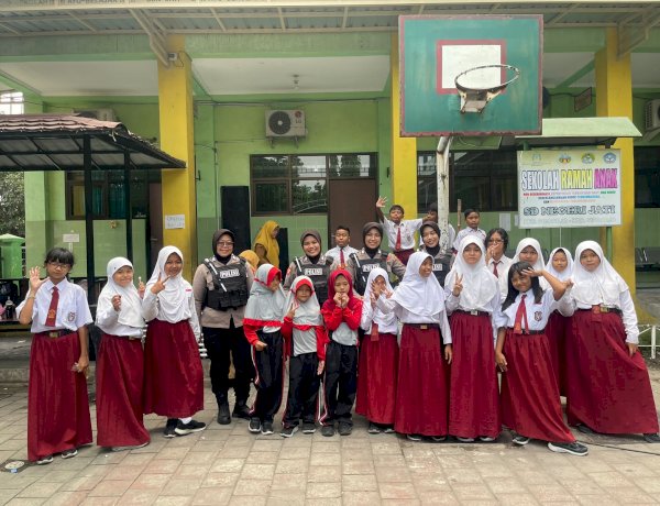 Polwan Jenggala Presisi Patroli ke Sekolah, Motivasi Giat Belajar dan Edukasi Cegah Bullying
