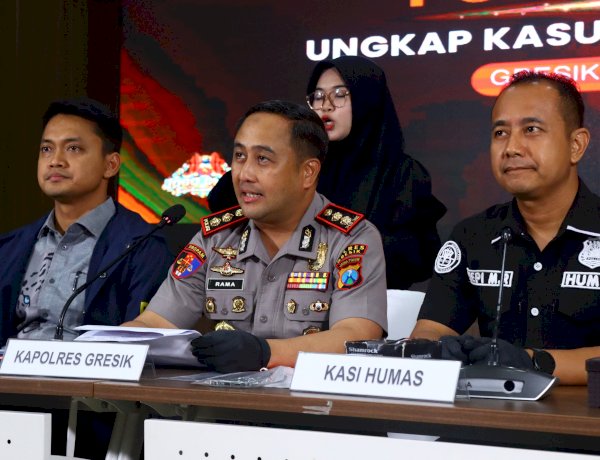 Polres Gresik Gerak Cepat Amankan Sindikat DC Pinjol Fiktif di Lampung