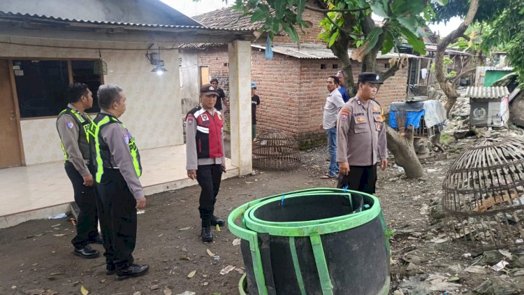 Polsek-Balongbendo-Datangi-Lokasi-Sabung-Ayam-di-Desa-Kemangsen