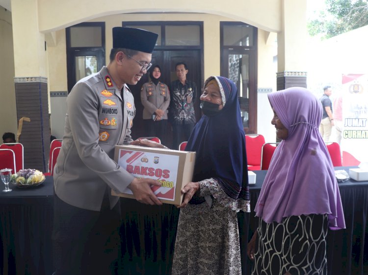 Pengasuh Ponpes Ainun Ulum Apresiasi Kepedulian Polres Ponorogo Kepada Para Santri dan Warga Pulung