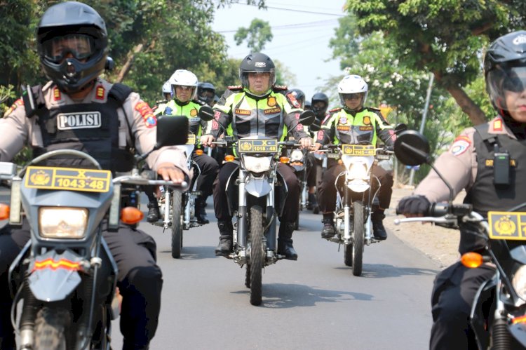 Memasuki Tahapan Pemilu 2024 Polres Blitar Mantapkan Situasi Kamtibmas dengan Patroli Dialogis