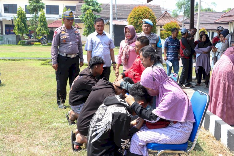 Patroli Gabungan, Polisi Amankan 106 Pemuda yang Meresahkan Warga