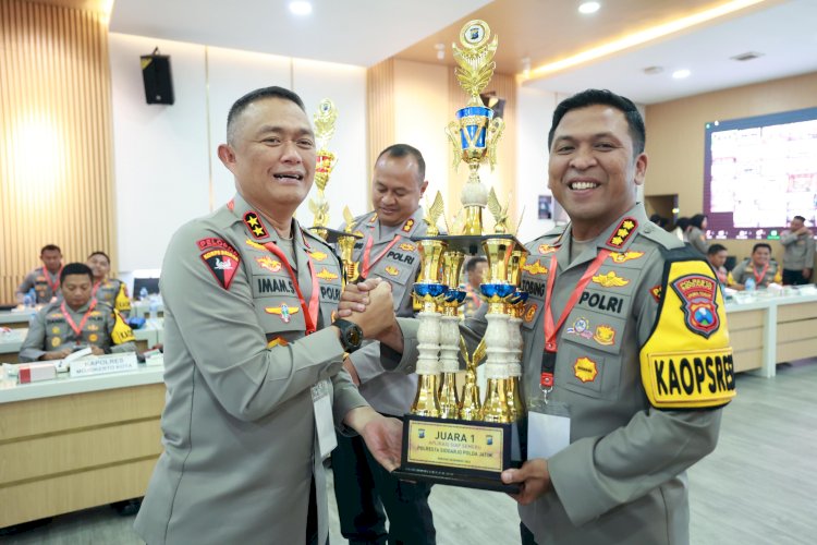 Sukses Gelar Operasi Lilin Semeru 2023, Polresta Sidoarjo Sabet Penghargaan dari Kapolda Jatim