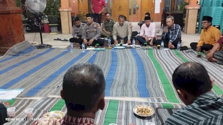 Forkopimka Balongbendo Cangkrukan Kamtibmas untuk Pemilu Damai