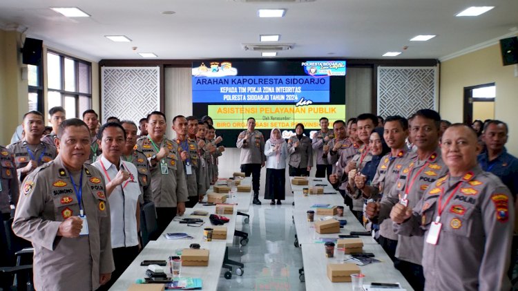 Asistensi Pelayanan Publik di Polresta Sidoarjo