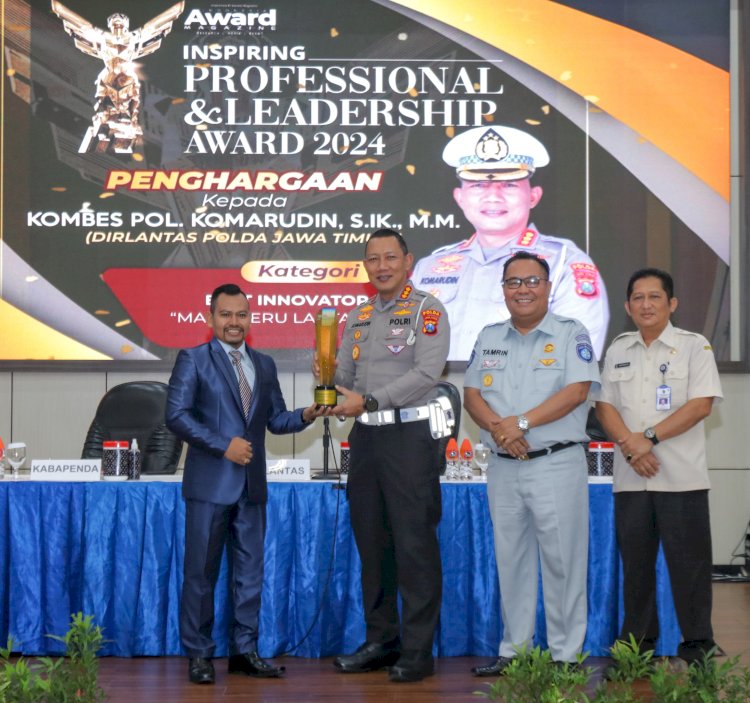 Dirlantas Polda Jatim Raih Penghargaan Level Asia sebagai “Best Innovator”