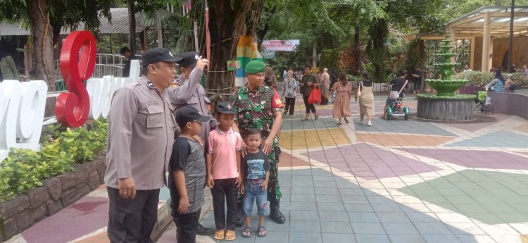 Ops Lilin Semeru, Polrestabes Surabaya Pertebal Pengamanan Pasca Natal di Tempat Wisata