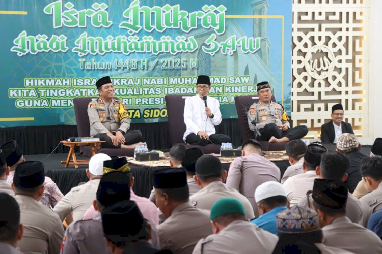 Polresta Sidoarjo Gelar Peringatan Isra Mi'raj