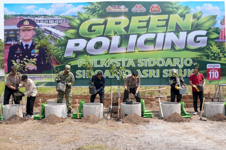 Polresta Sidoarjo Dorong Pelestarian Lingkungan Melalui Green Policing